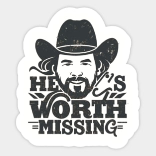 Toby He's worth missing Sticker